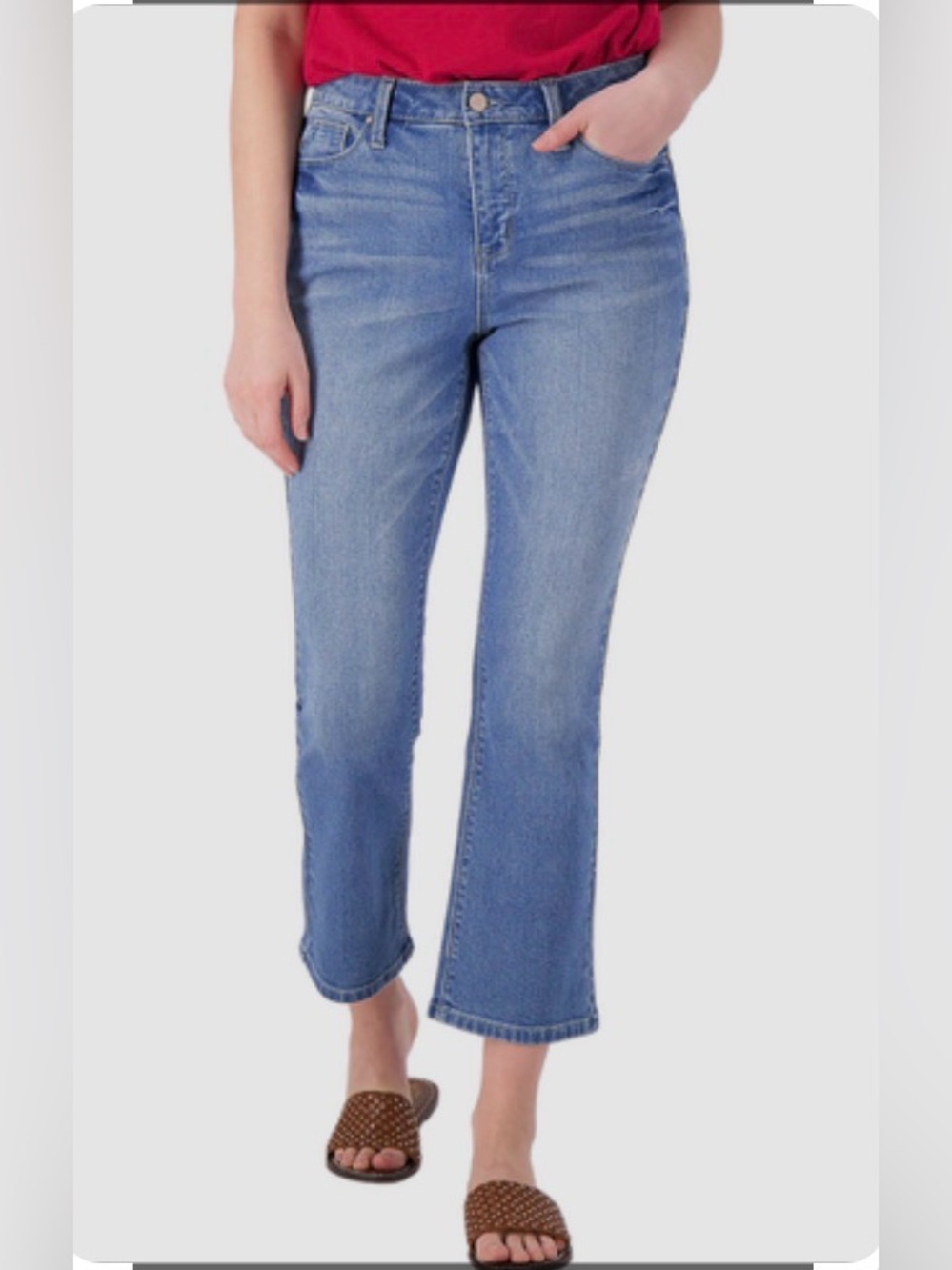 Laurie Felt Light Blue Cropped Jeans 👖
